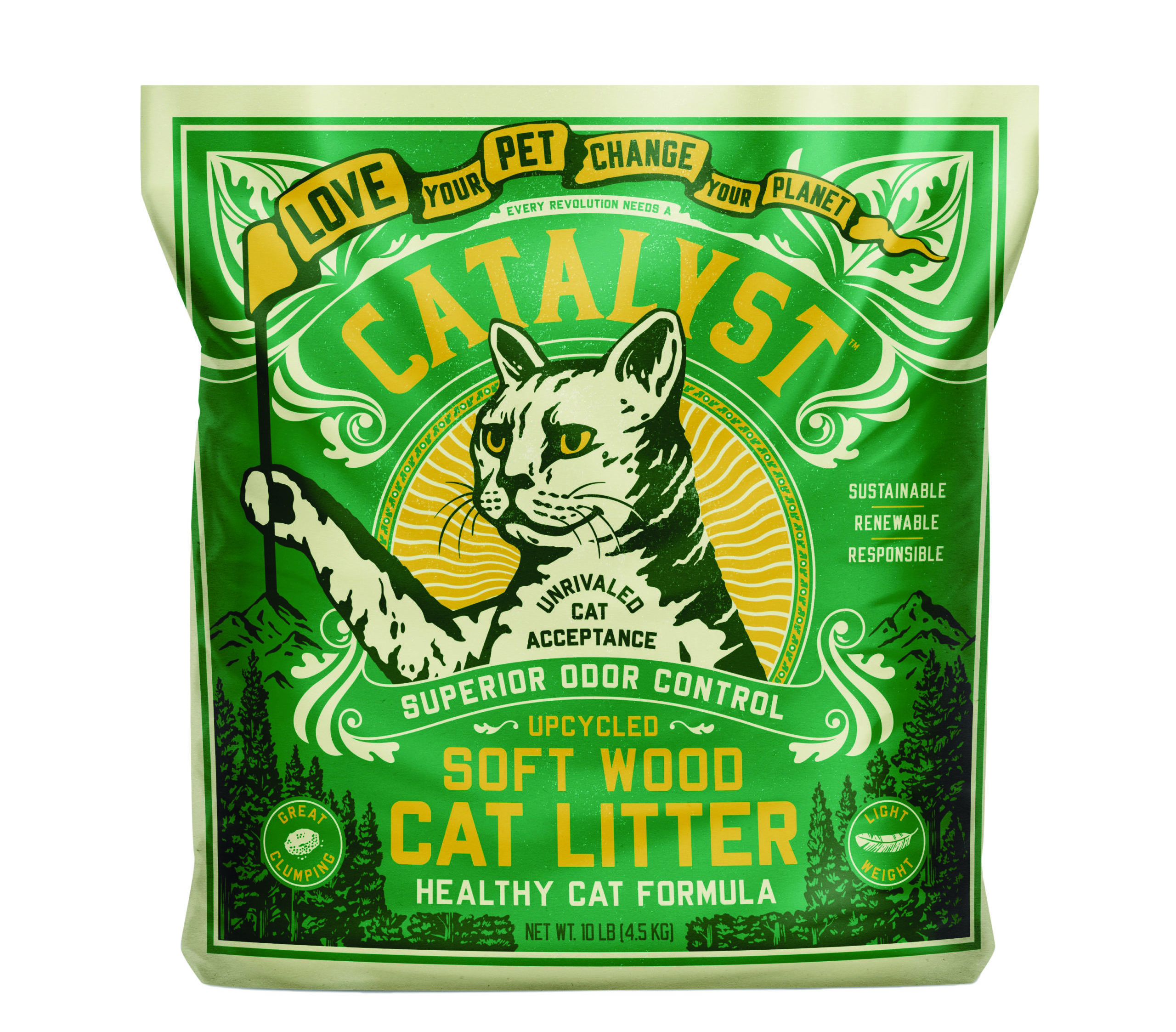 Catalyst Pet Soft Wood cat litter