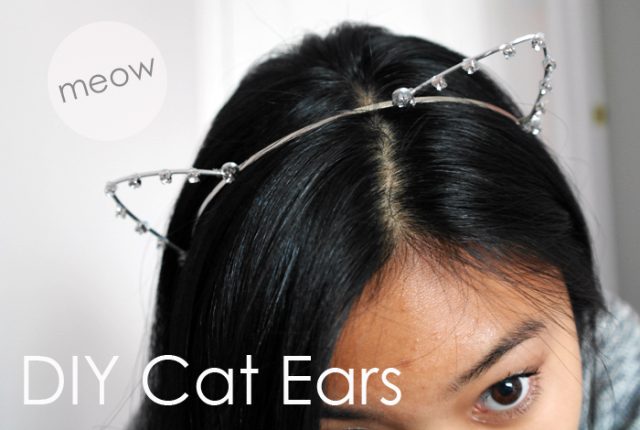 diy cat ears headband