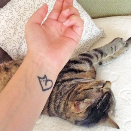 Tattly - Curious Cat Tattoo Pair – SANNA baby and child