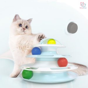 Tower ball cat toy