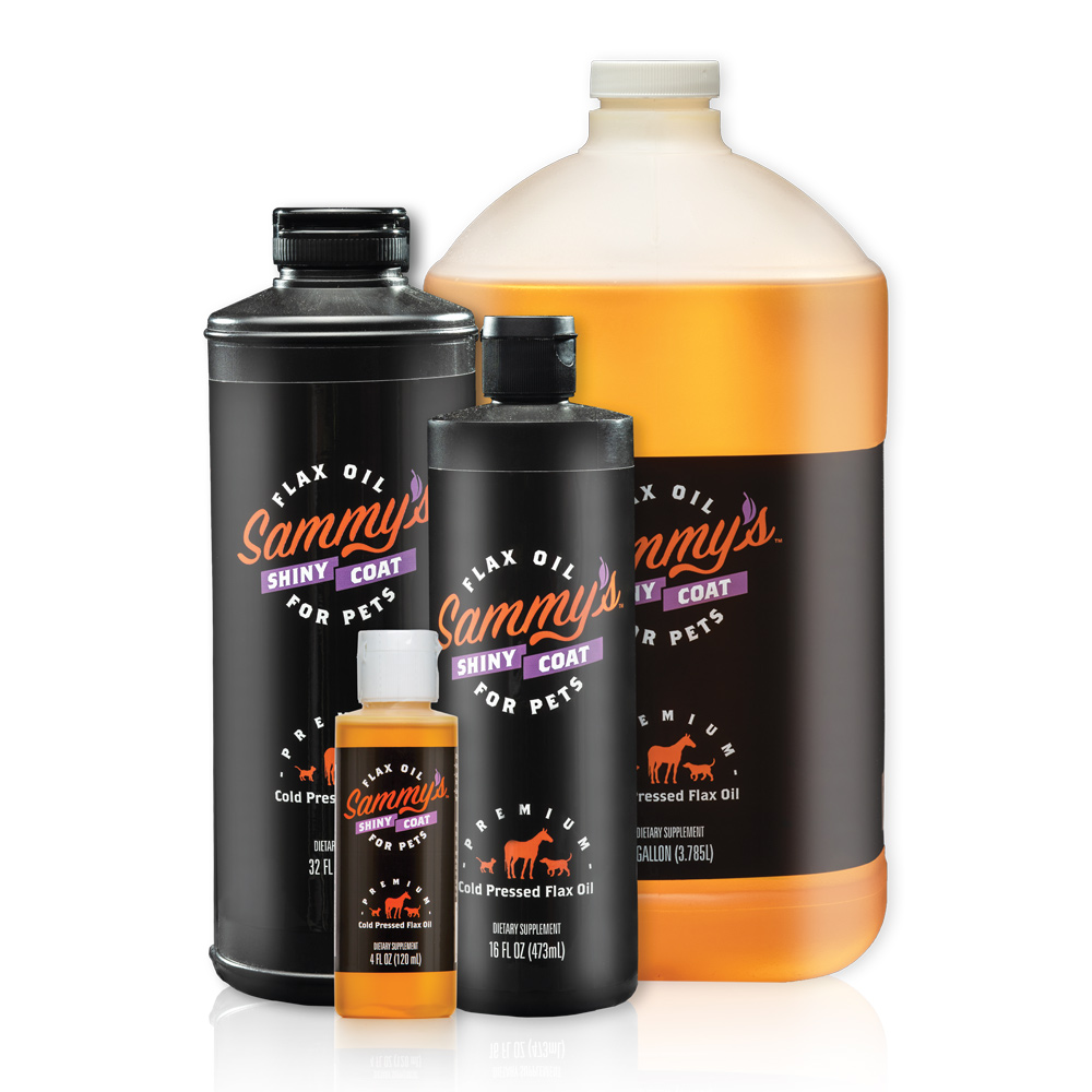 Sammy's Shiny Coat Flax Seed Oil for cats with cancer