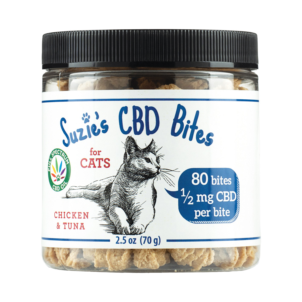 Suzie's CBD Bites for cats with cancer.