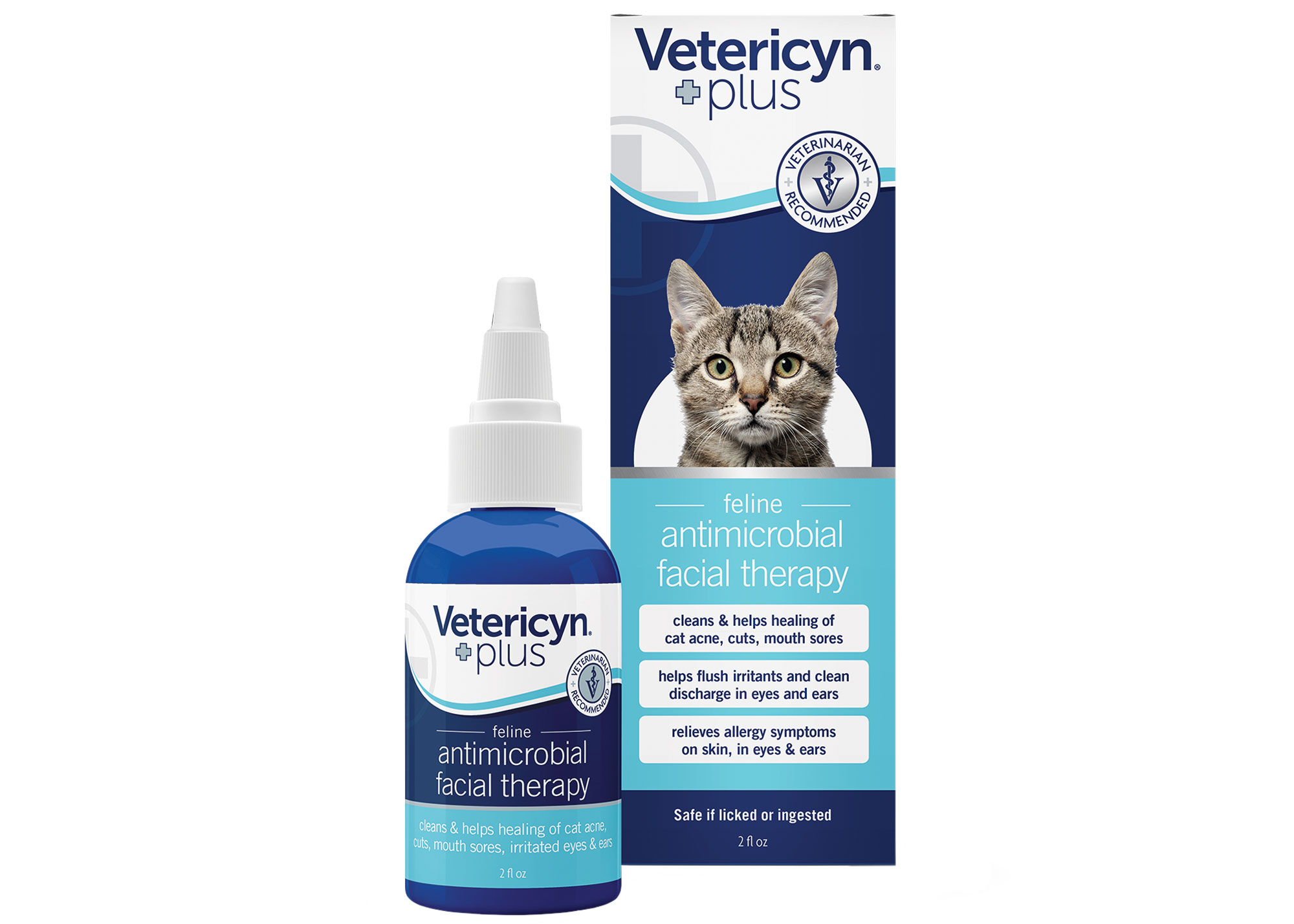 Healthy Paws Vetericny Plus Feline Antimicrobial Facial Therapy