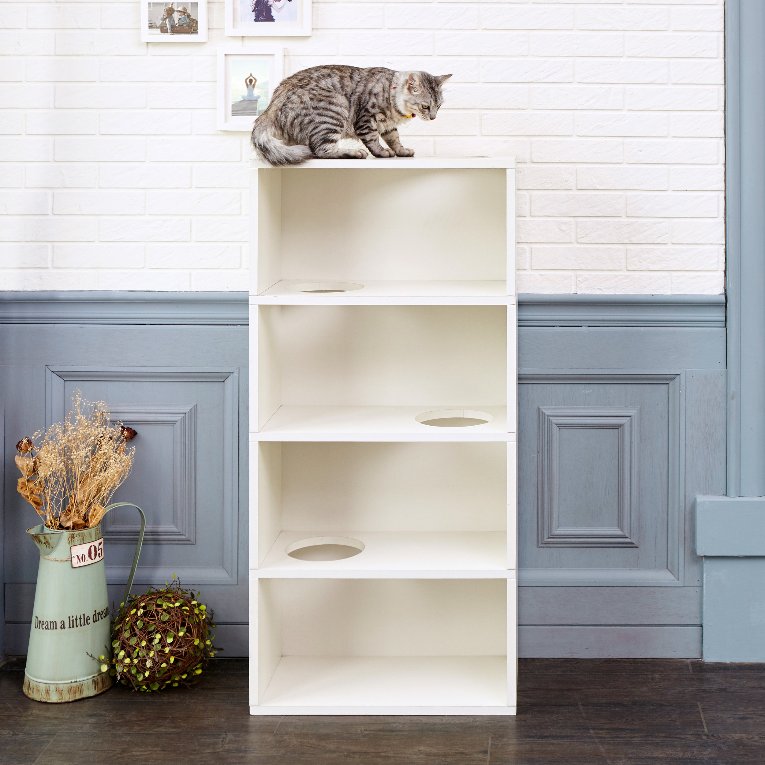 Cat bookcase cheap