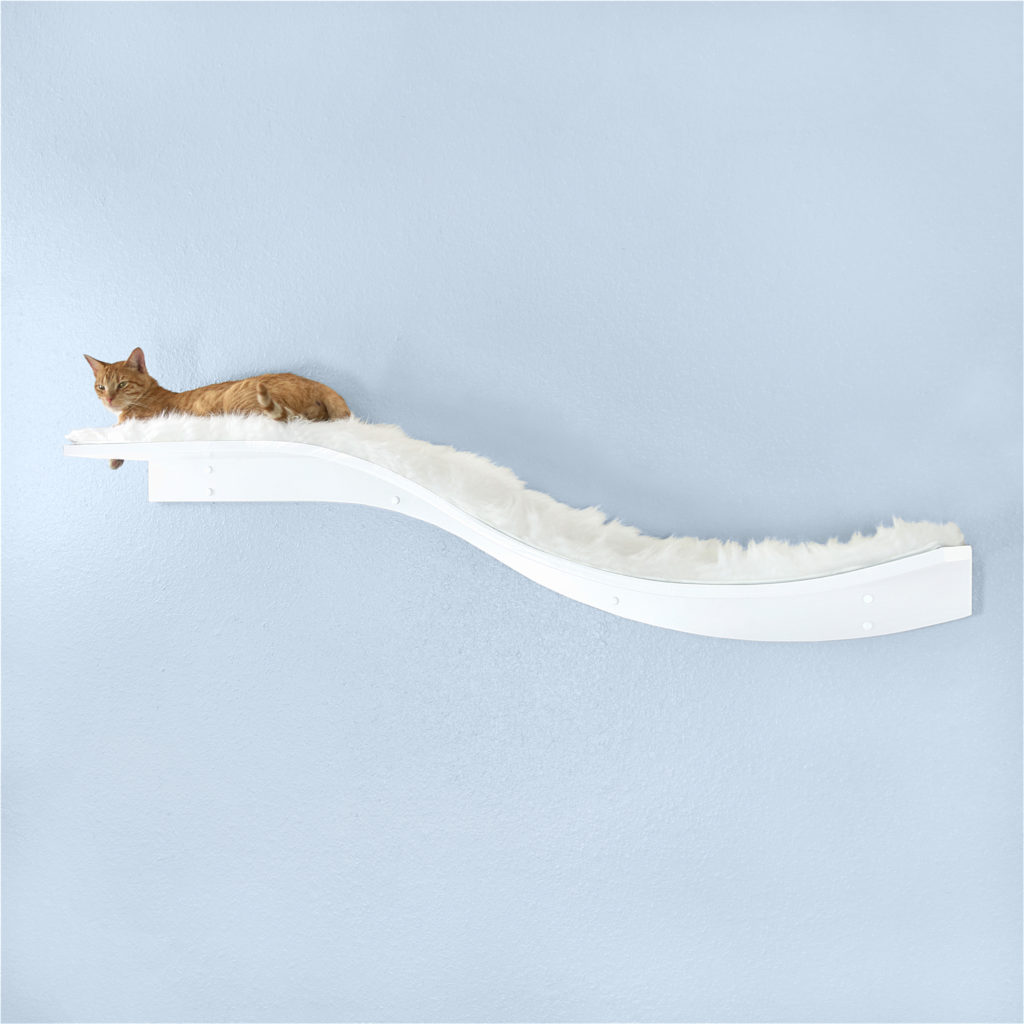 Stylish The Refined Feline Lotus Branch Cat Shelf