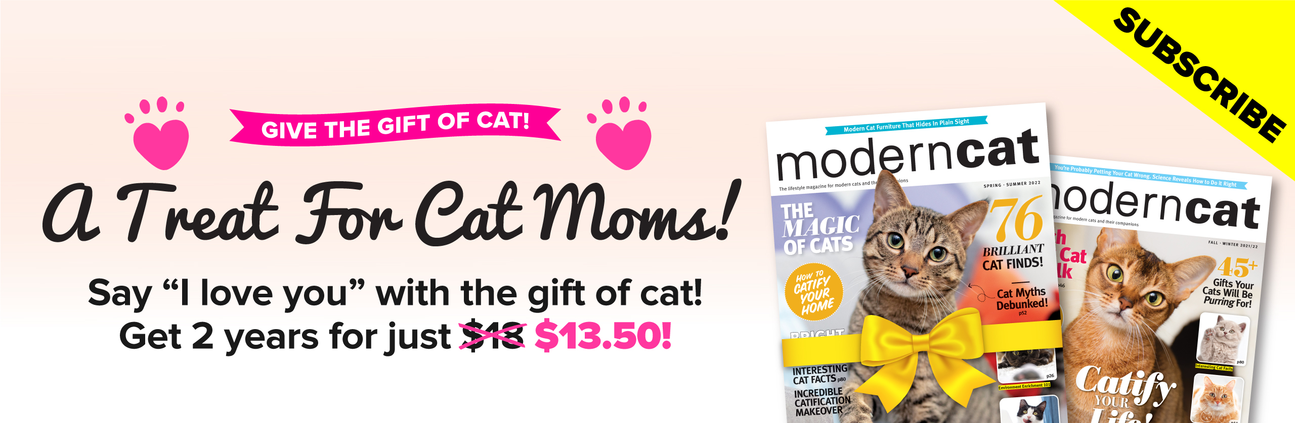 Modern Cat’s Mother’s Day Sale