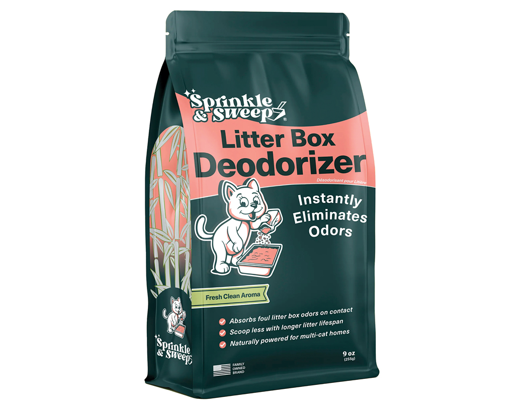 Sprinkle+Sweep Litter box deodourizer