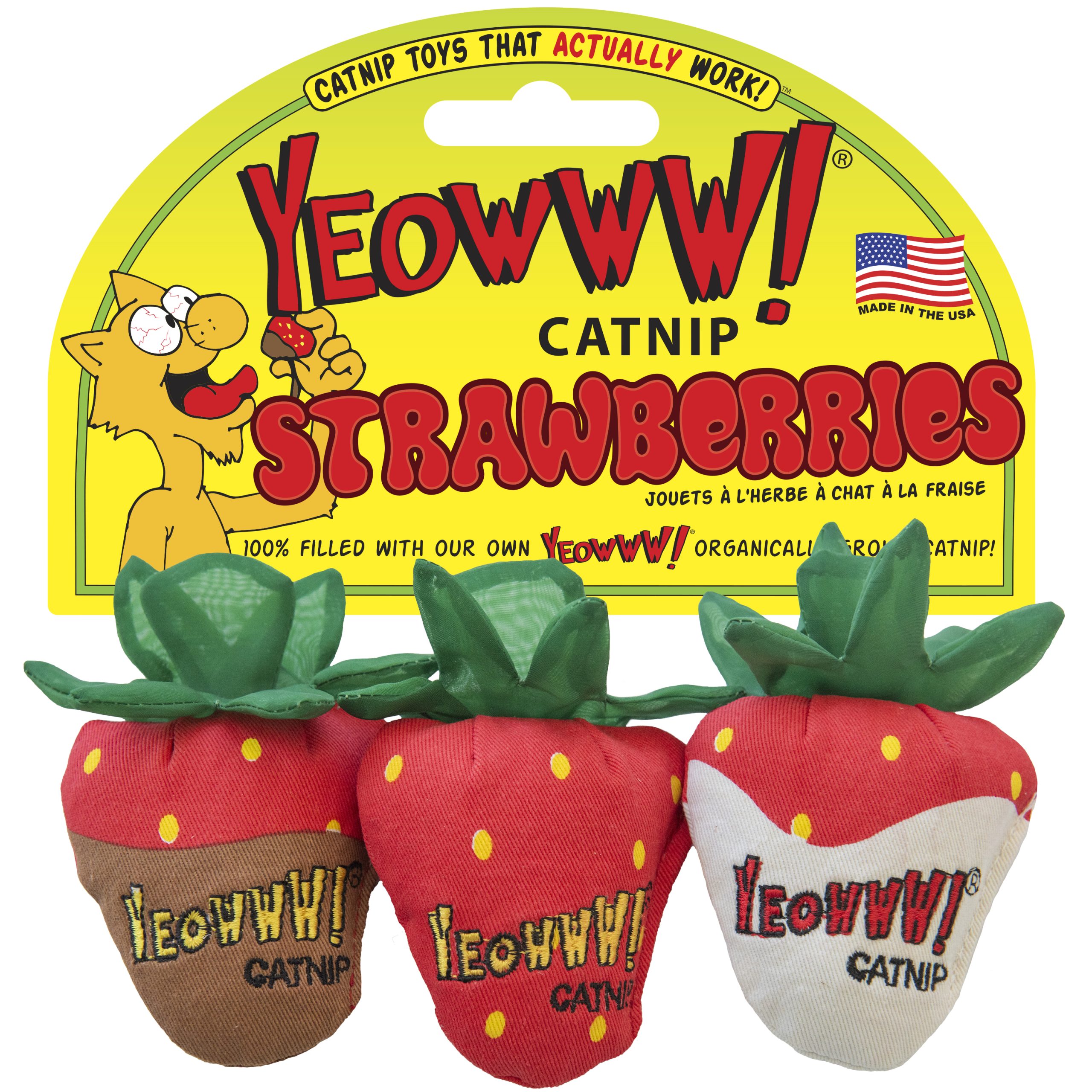 Yeowww catnip strawberries