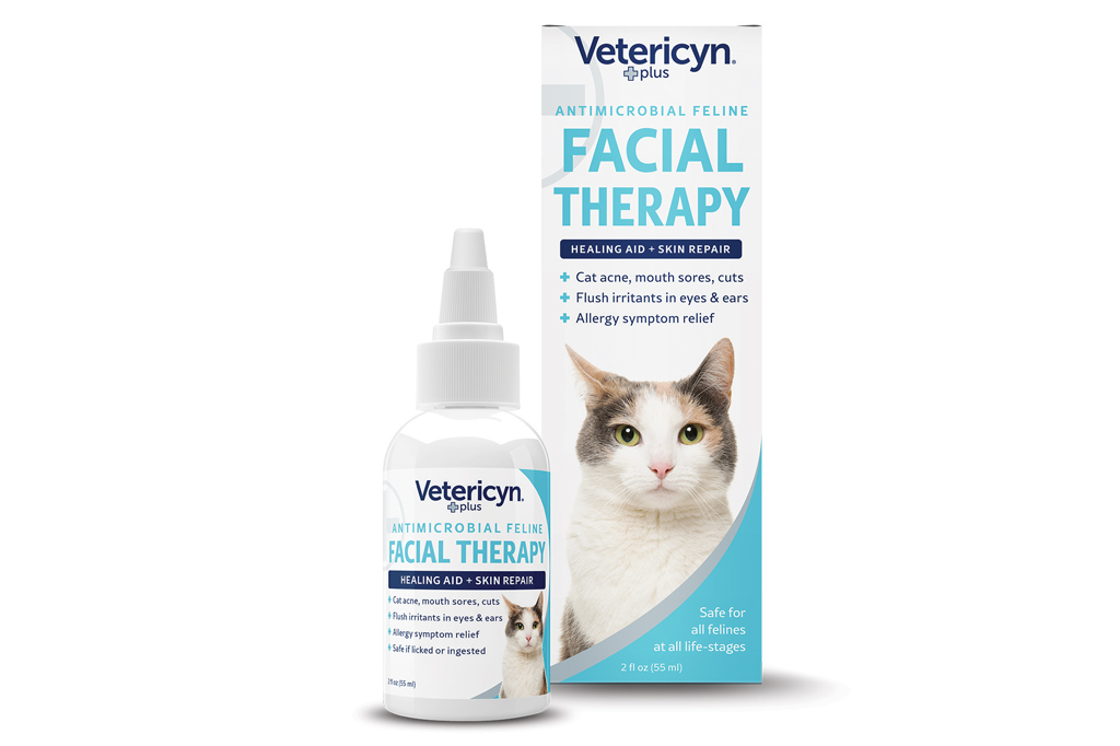 Vetericyn feline facial therapy