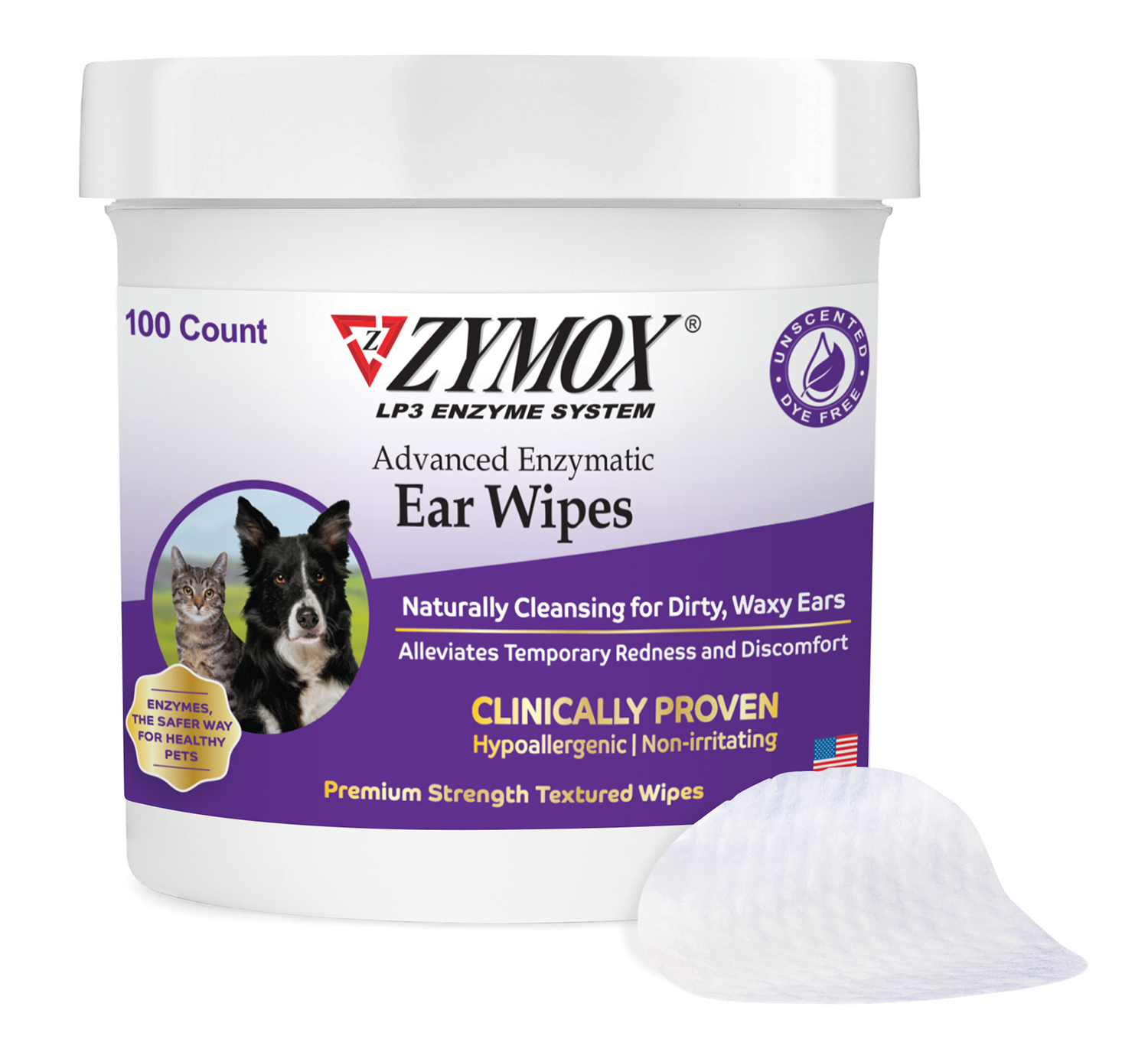 Zymox ear wipes